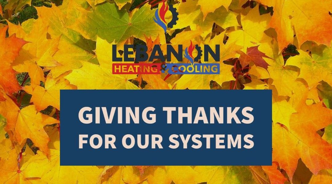 Giving Thanks for Our HVAC Systems