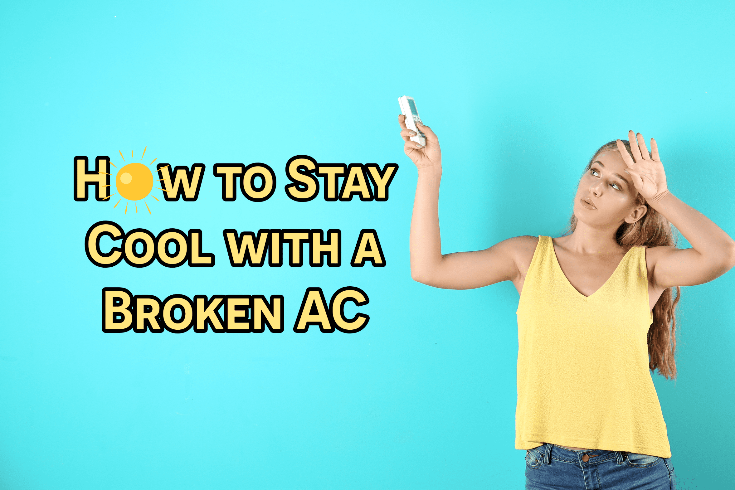 HVAC blog on how to stay cool with a broken AC